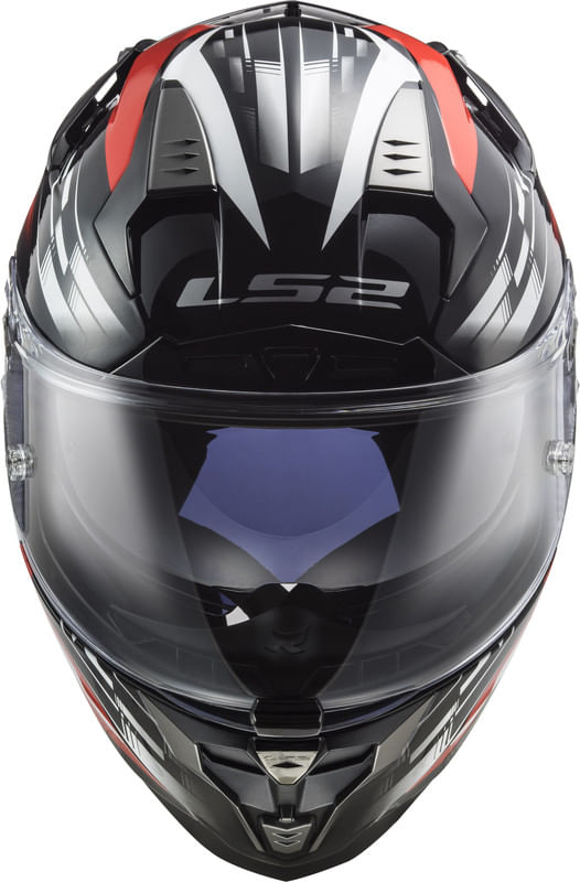 Casco LS2 327 Challenger GP Negro / Rojo / Mate