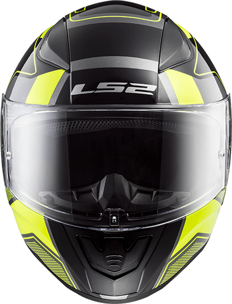 Casco LS2 353 Rapid Carrera Amarillo / Negro / Mate