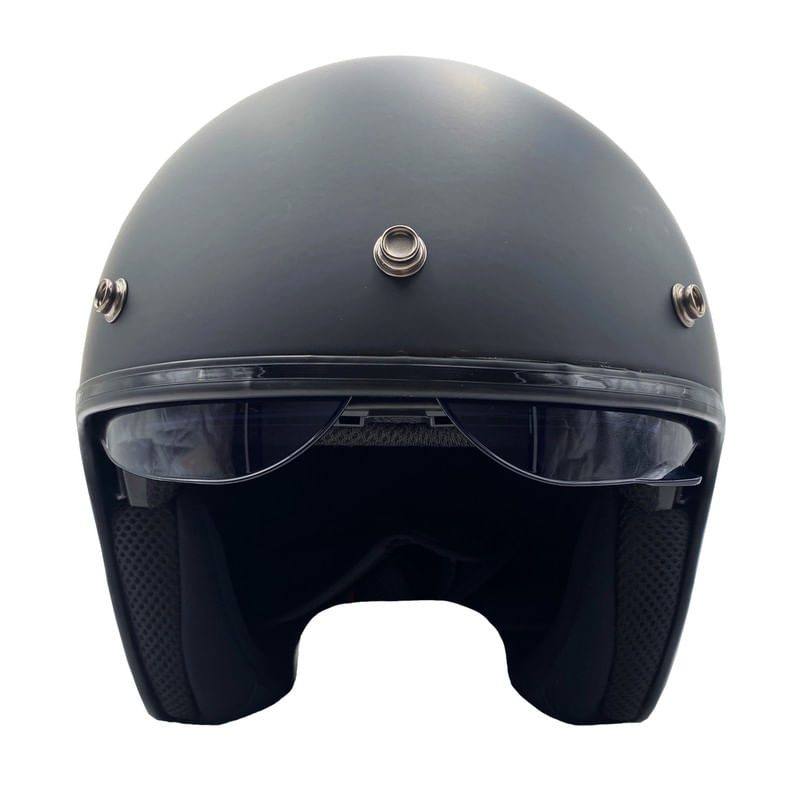 Casco LS2 601 Bob Solid Negro / Mate