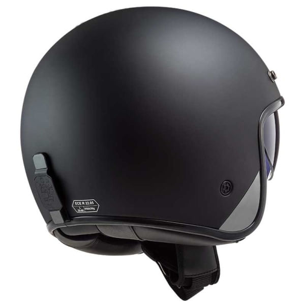 Casco LS2 601 Bob Solid Negro / Mate