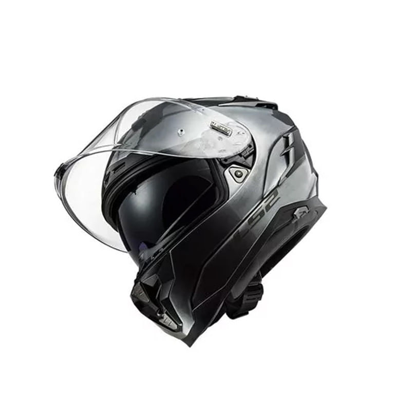 Casco LS2 327 Challenger Cannon Jeans Titanium / Mate