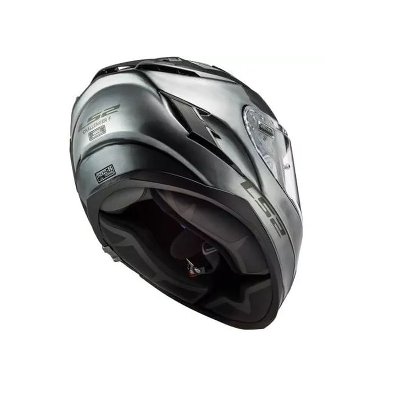 Casco LS2 327 Challenger Cannon Jeans Titanium / Mate