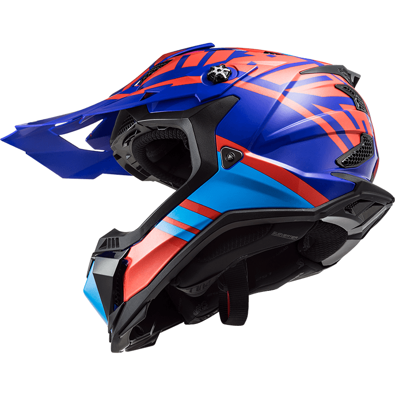 Casco LS2 700 Subverter Gammax Azul / Rojo / Brillo