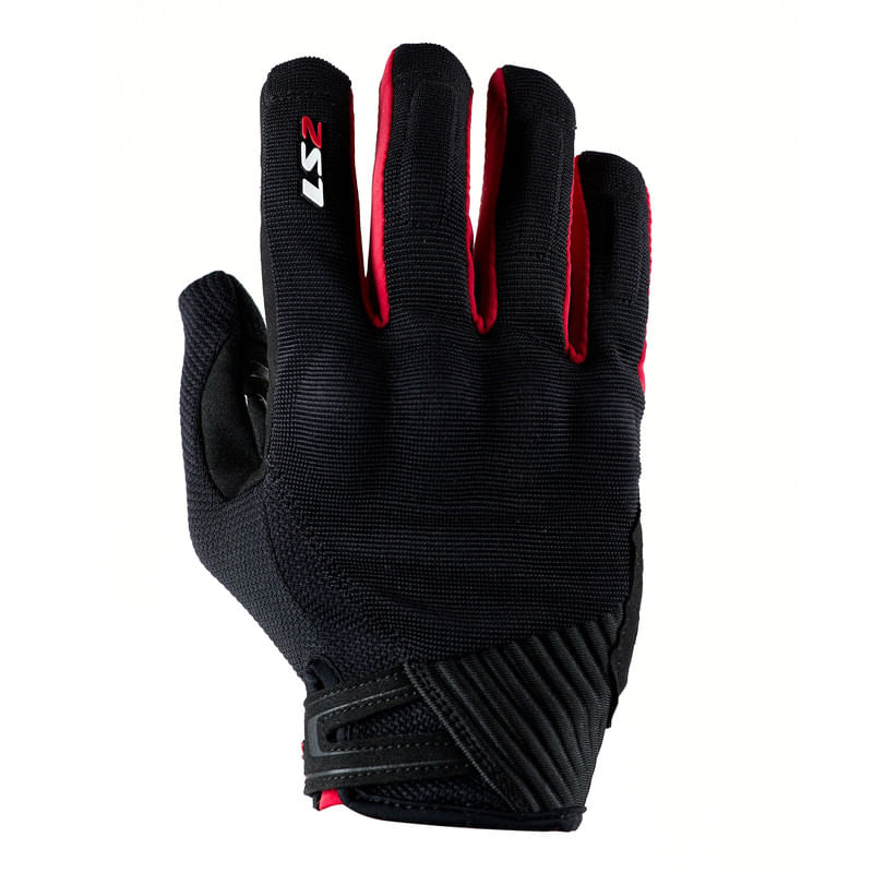 Guante LS2 Dart 2 Hombre Negro / Rojo