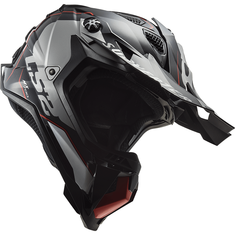 Casco LS2 700 Subverter Arched Negro / Plateado / Mate
