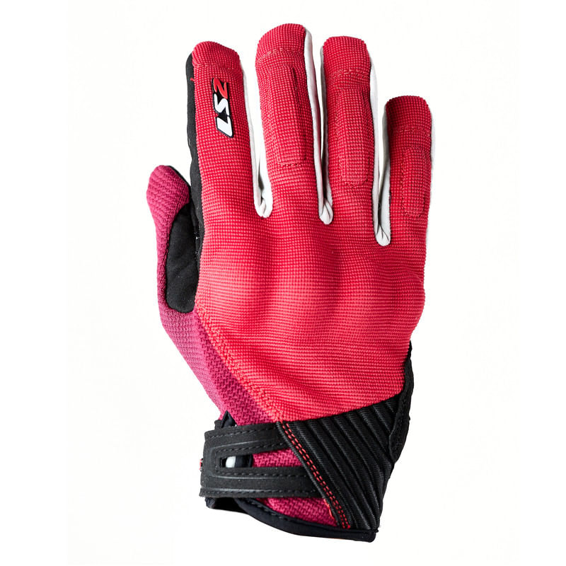 Guante LS2 Dart 2 Mujer Rojo / Gris