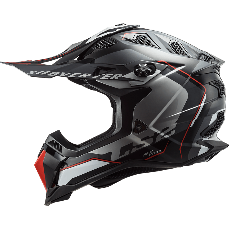 Casco LS2 700 Subverter Arched Negro / Plateado / Mate