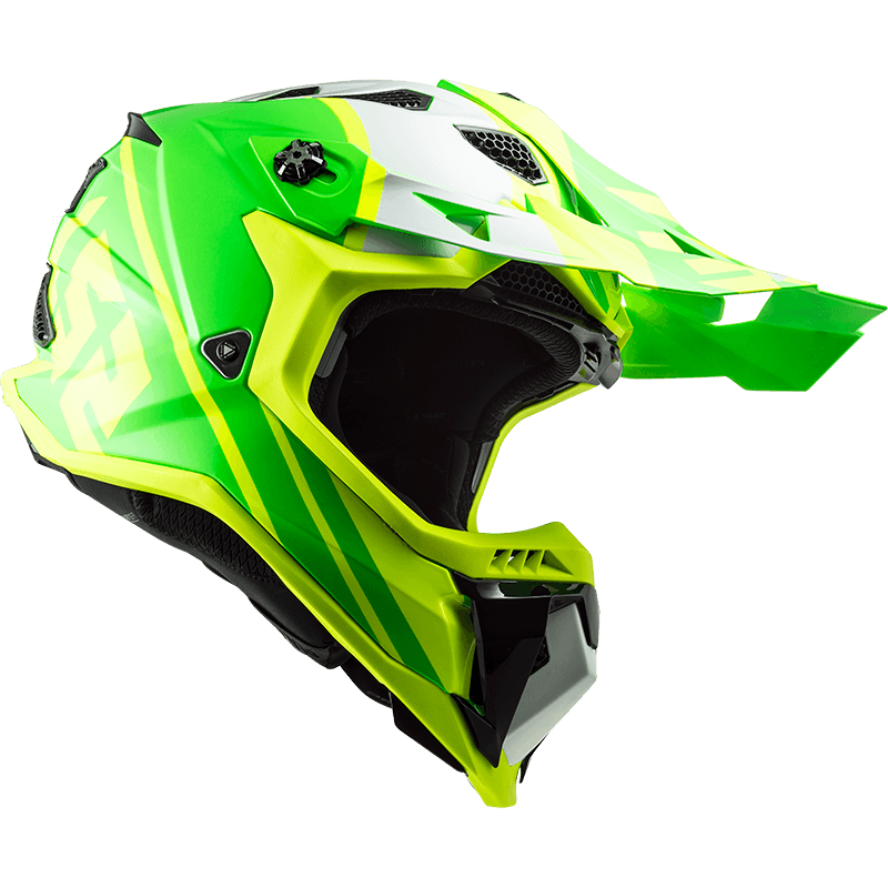 Casco LS2 700 Subverter Gammax Amarillo / Verde / Brillo