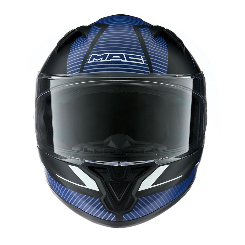 Casco MAC 825 Speed Suzuka Azul / Blanco / Mate