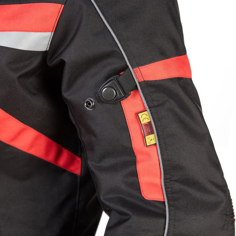 Campera NTO Cordura Volt Negro / Rojo