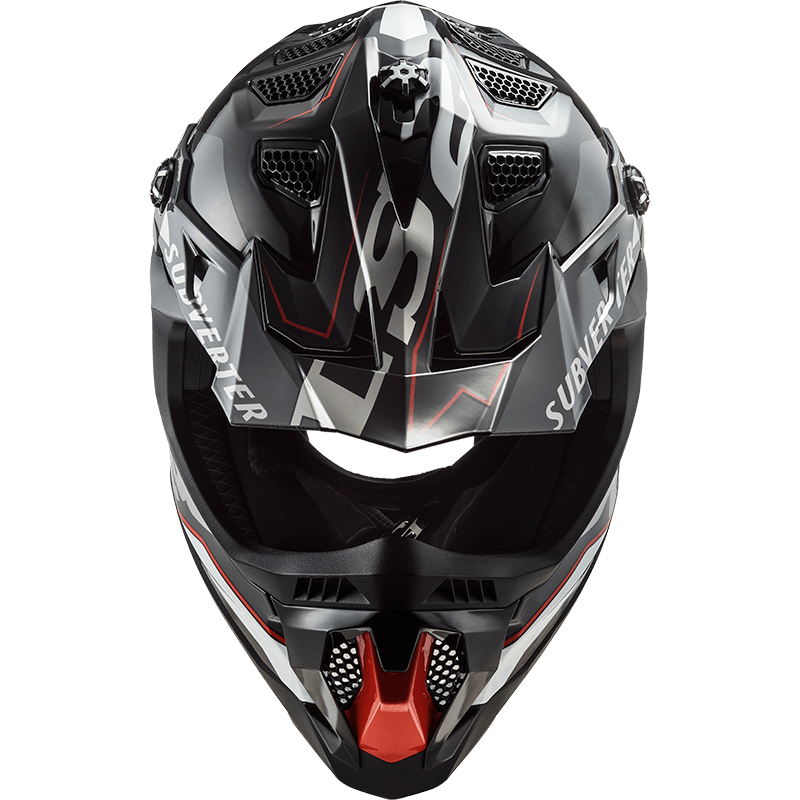 Casco LS2 700 Subverter Arched Negro / Plateado / Mate