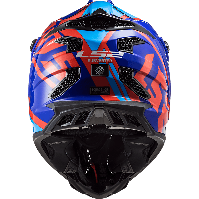 Casco LS2 700 Subverter Gammax Azul / Rojo / Brillo