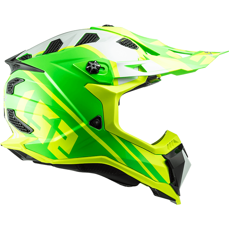 Casco LS2 700 Subverter Gammax Amarillo / Verde / Brillo