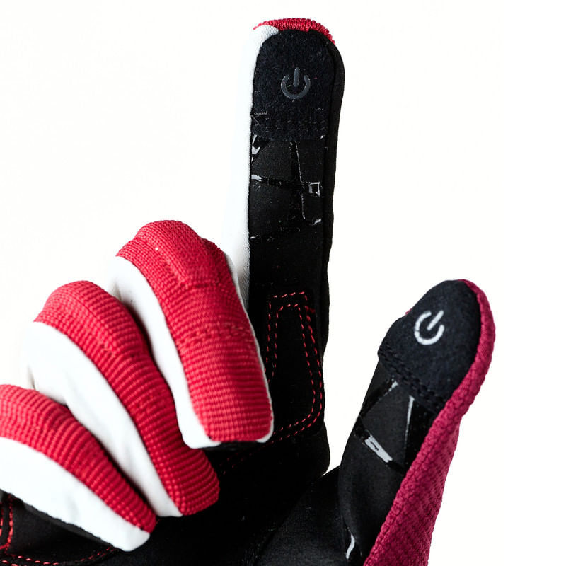 Guante LS2 Dart 2 Mujer Rojo / Gris