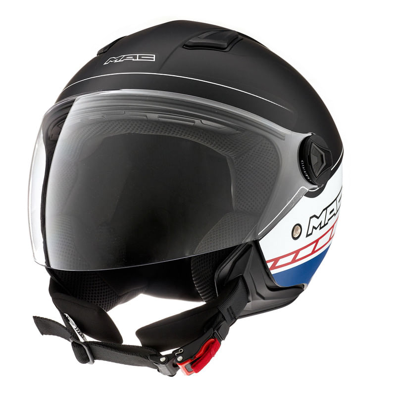 Casco MAC 721 Beat Strada Azul / Blanco / Mate