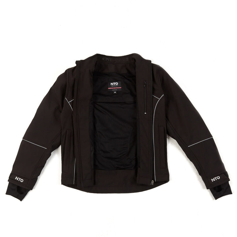 Campera NTO Soft H Corta Brisk Negra