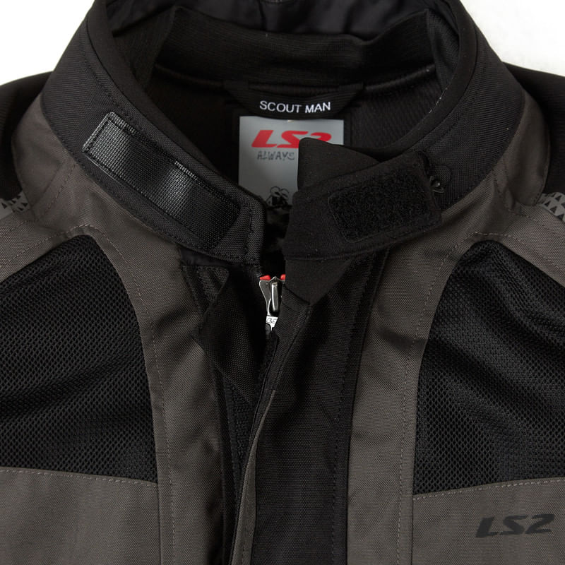 Campera LS2 Scout Hombre Negro / Gris