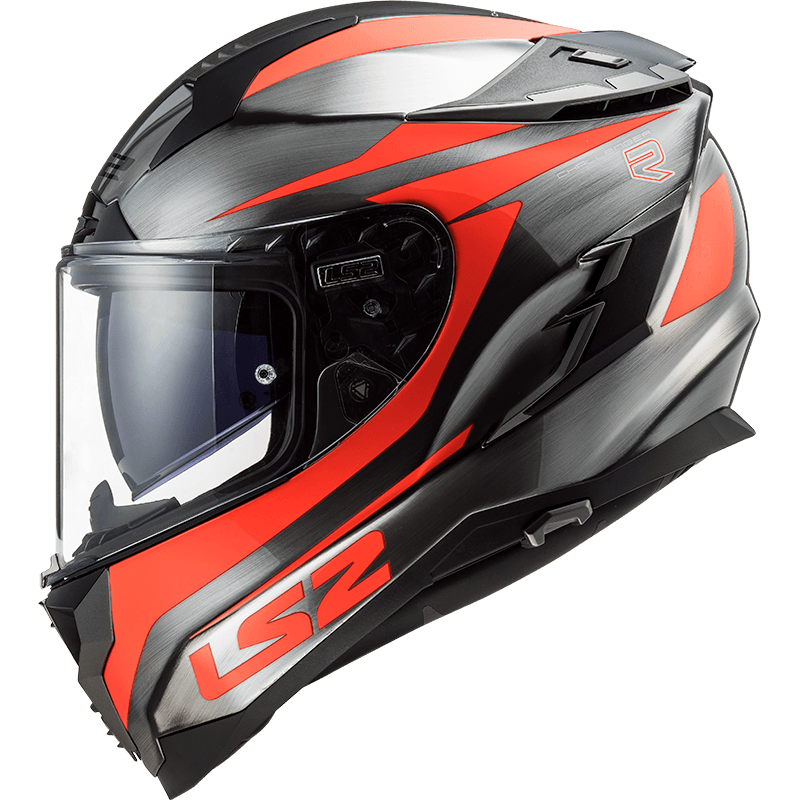 Casco LS2 327 Challenger Cannon Jeans Naranja / Mate