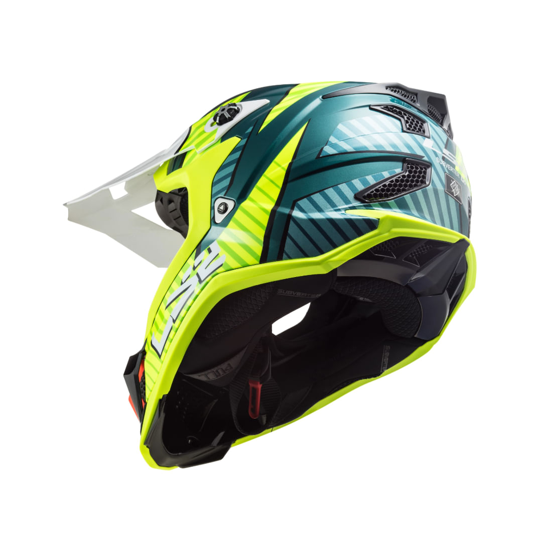 Casco LS2 700 Subverter Astro Amarillo / Verde / Brillo