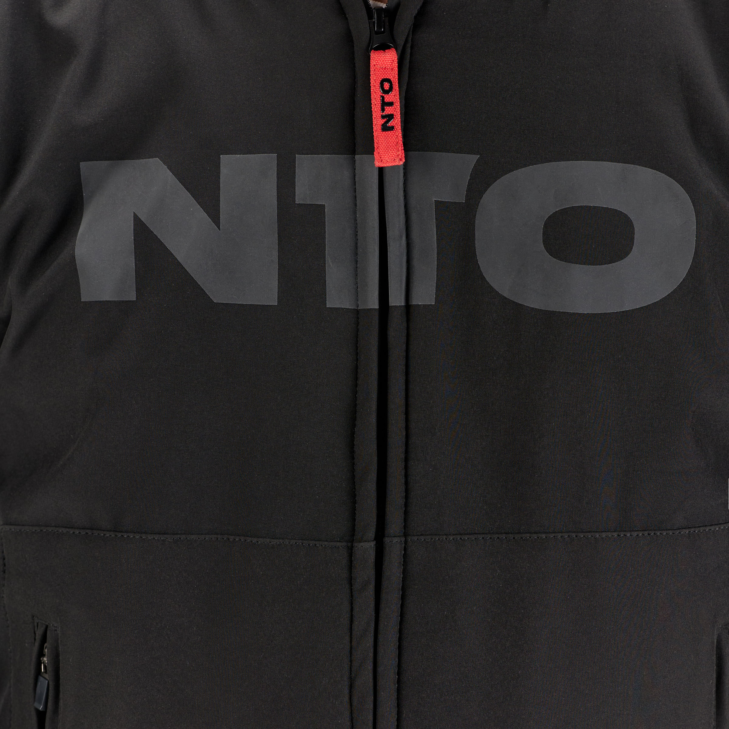 Campera NTO Zip Hoodie Armor Hombre Negro