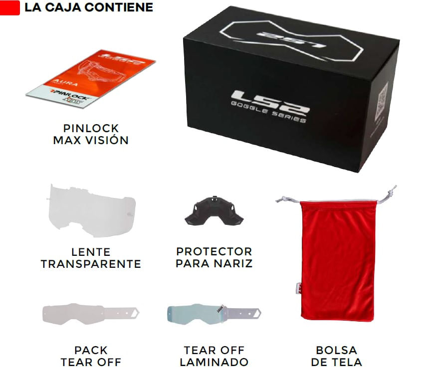 Antiparras Aura Pro Negras Visor Espejado