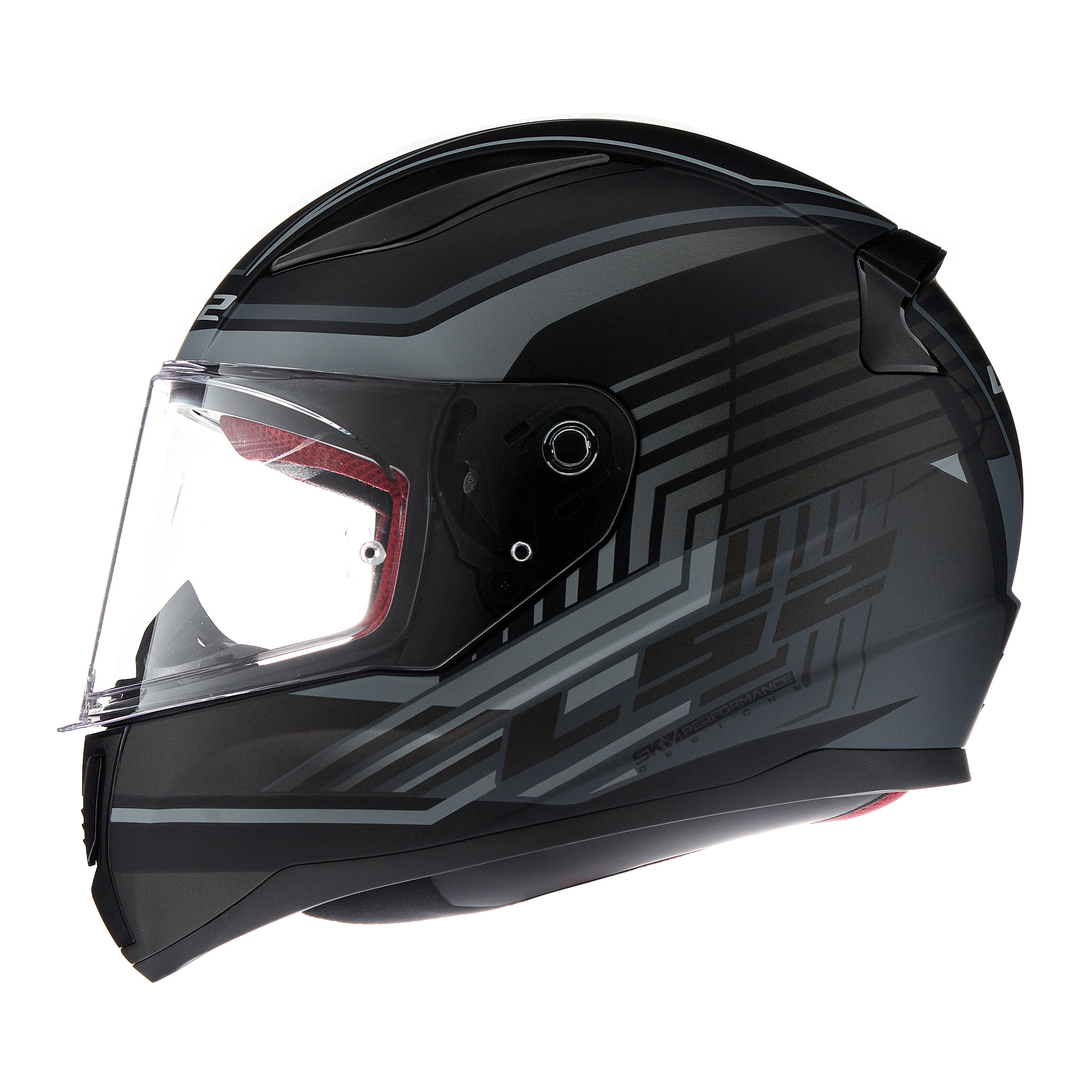 Casco LS2 353 Rapid X-Treet Gris / Negro / Mate