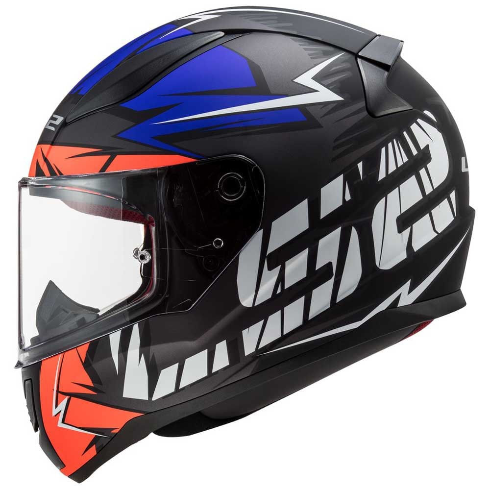 Casco LS2 353 Rapid Cromo Azul / Naranja / Mate