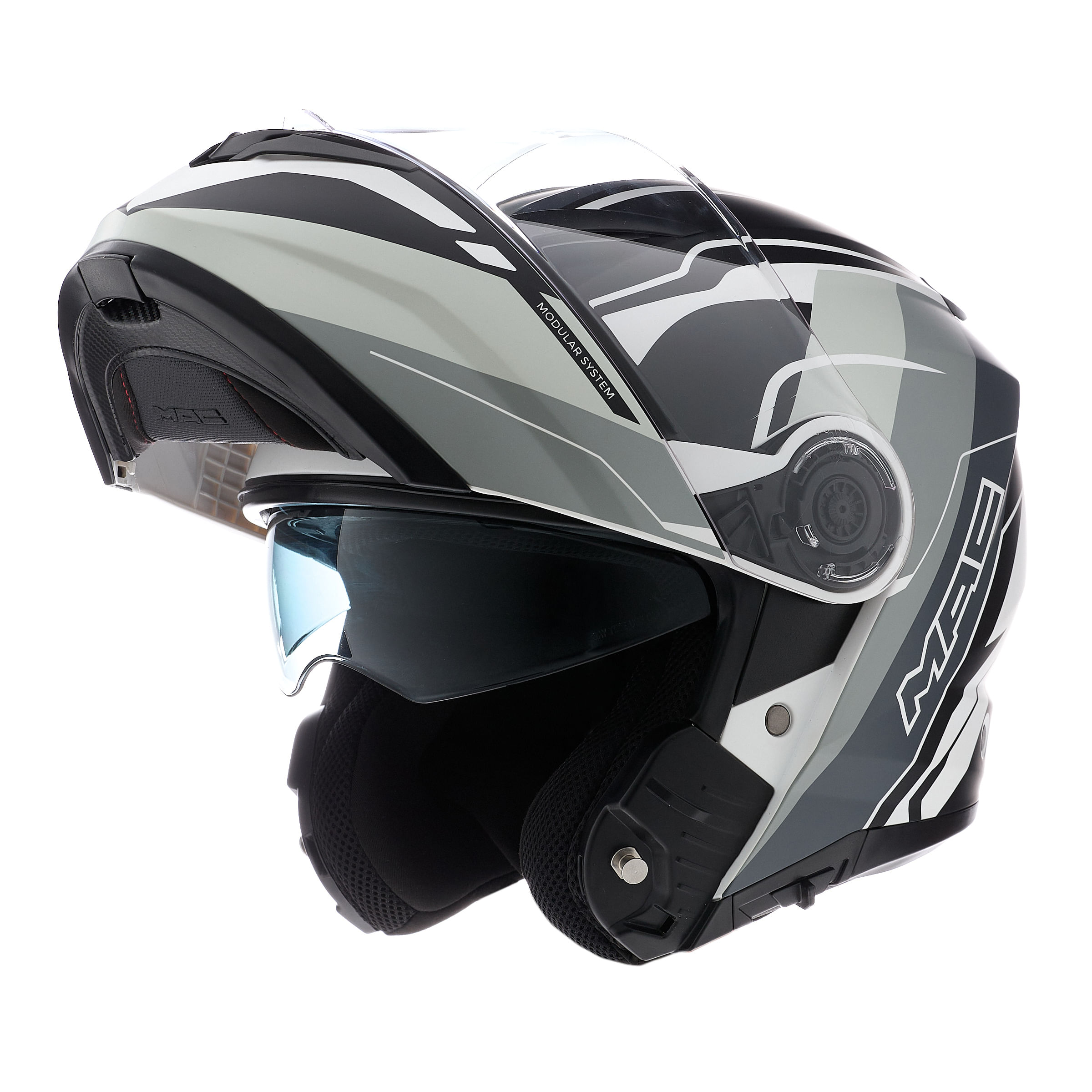 Casco MAC 908 Rock Floyd Blanco / Gris / Mate