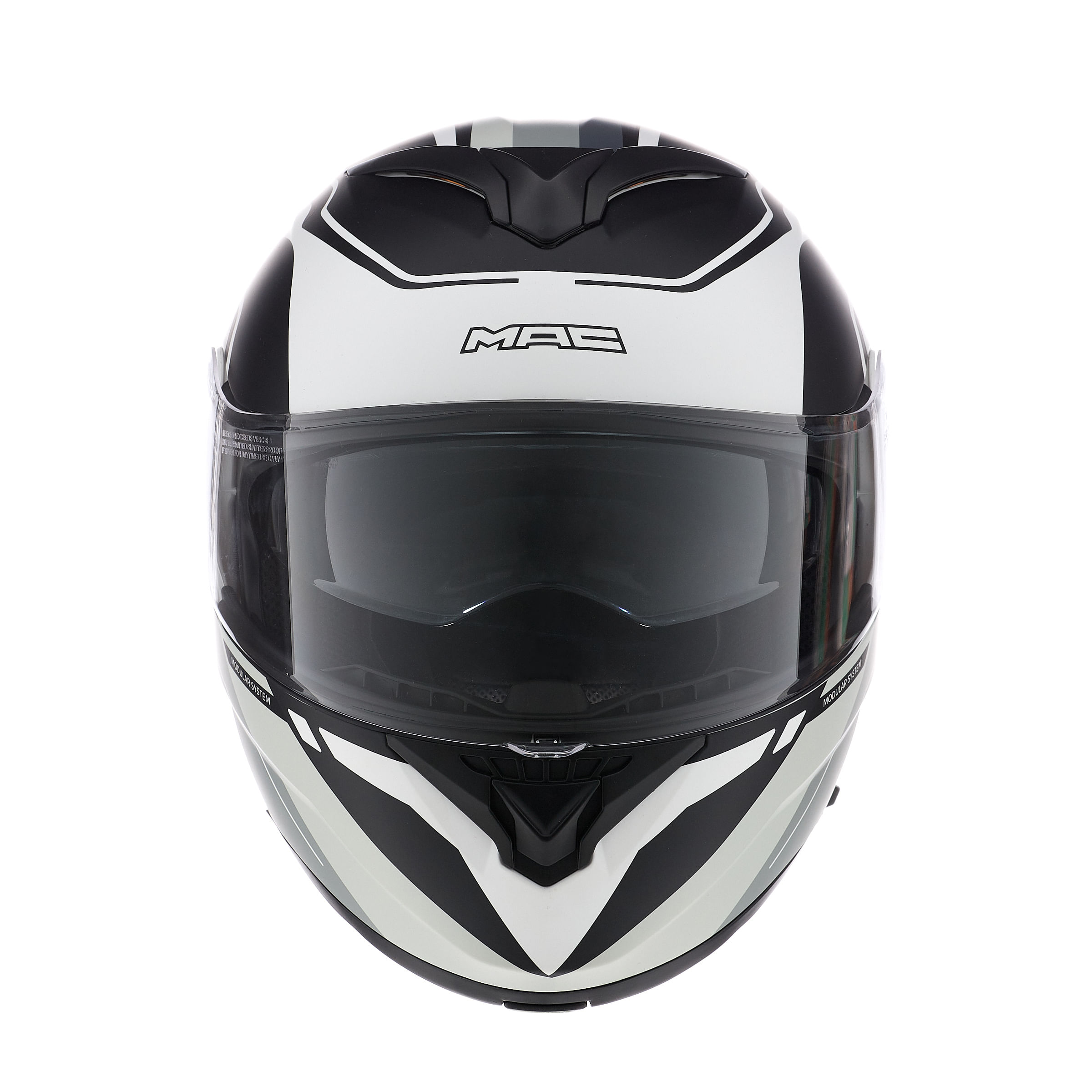 Casco MAC 908 Rock Floyd Blanco / Gris / Mate