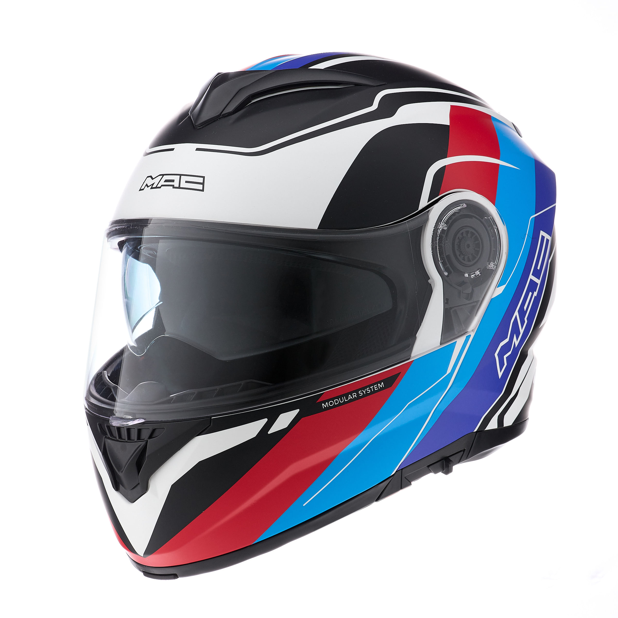 Casco MAC 908 Rock Floyd Azul / Blanco / Mate