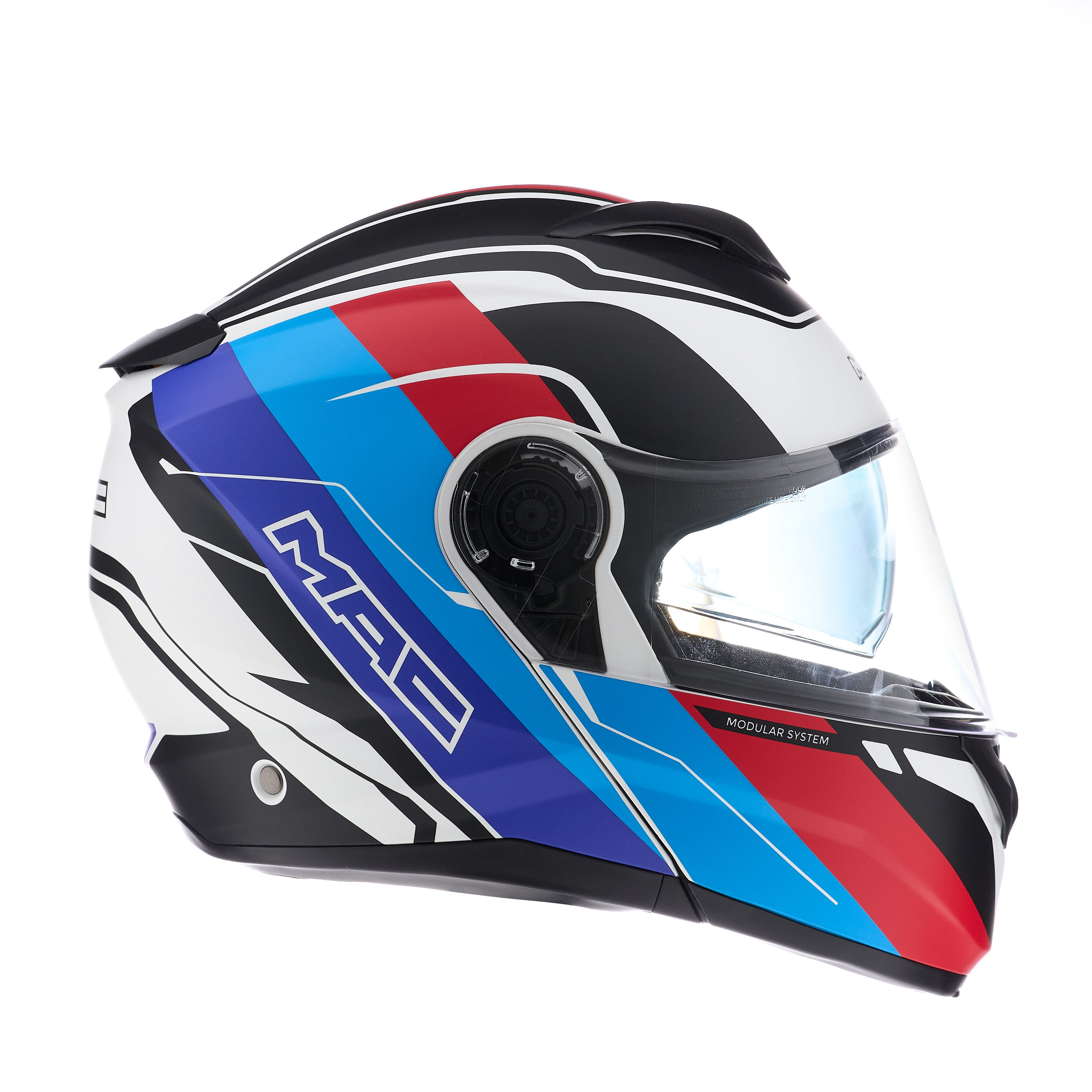 Casco MAC 908 Rock Floyd Azul / Blanco / Mate