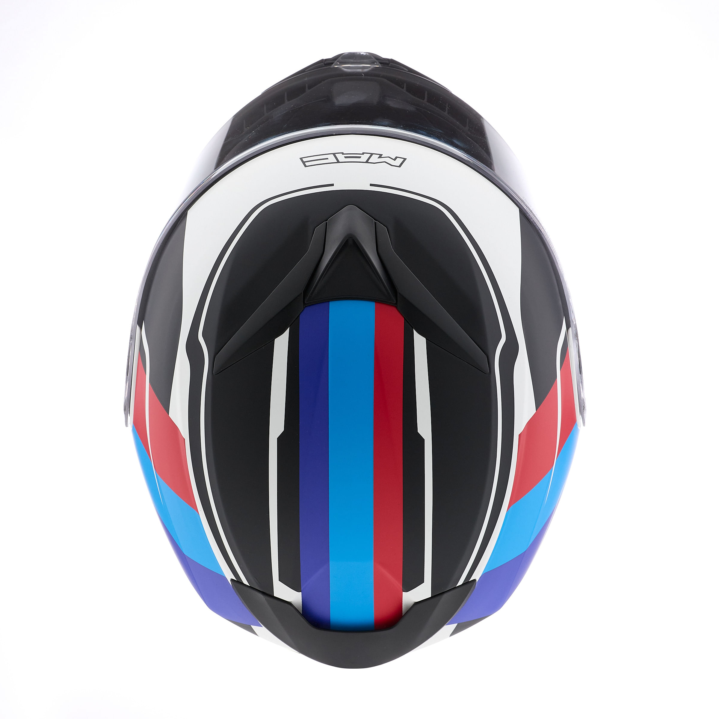Casco MAC 908 Rock Floyd Azul / Blanco / Mate
