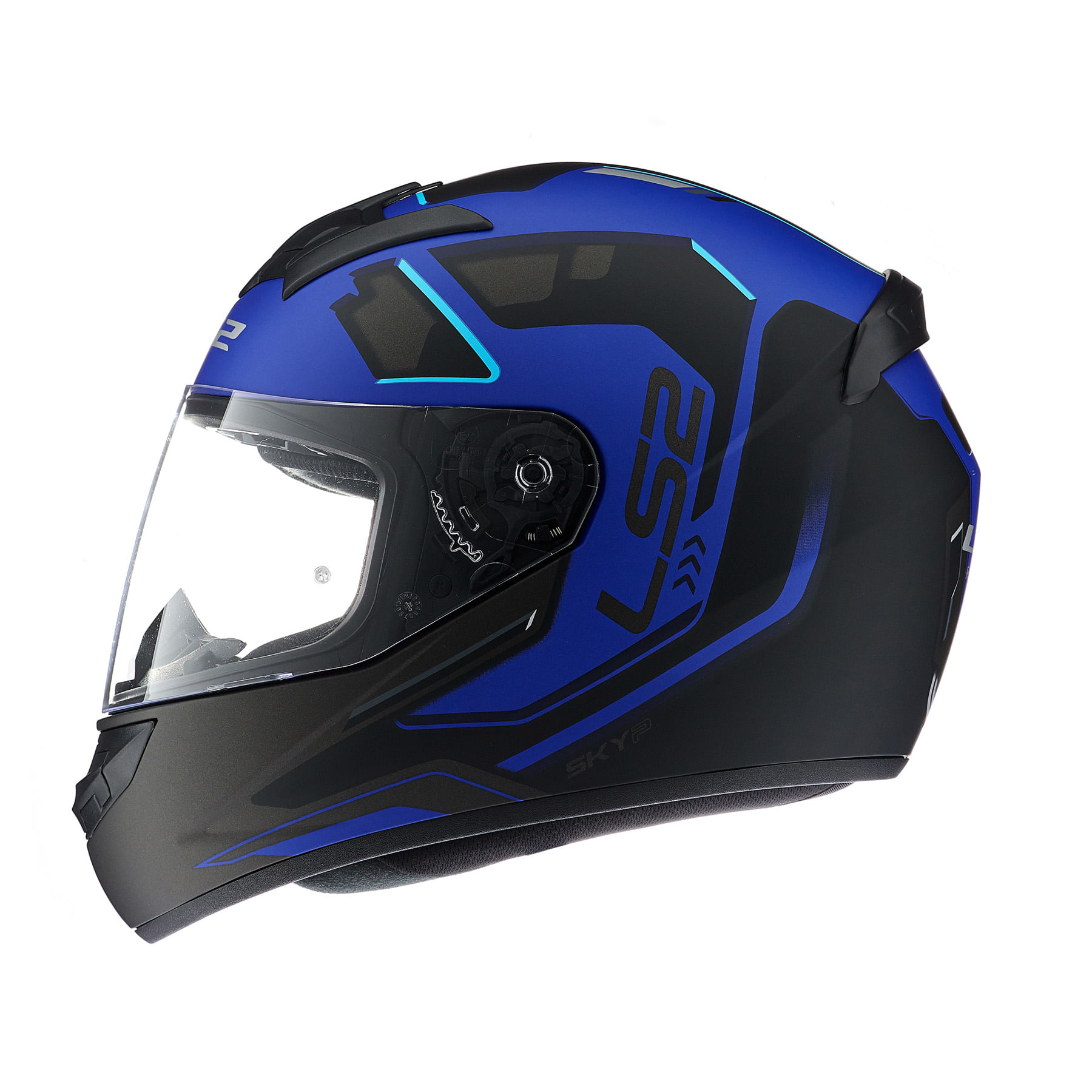Casco LS2 352 Rookie Ironface Azul / Negro / Mate