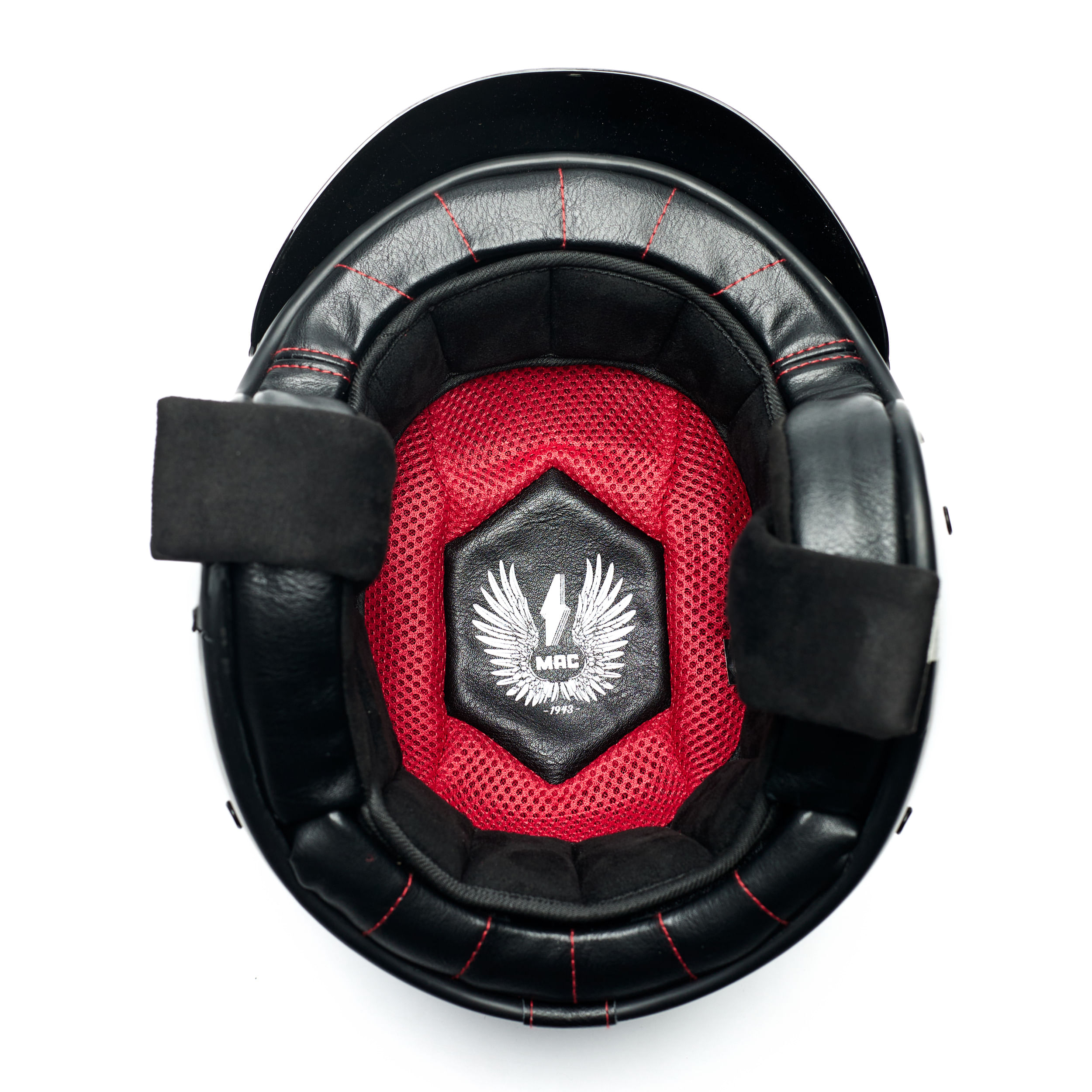 Casco MAC 181 Bowie Lucky Negro / Dorado / Brillo