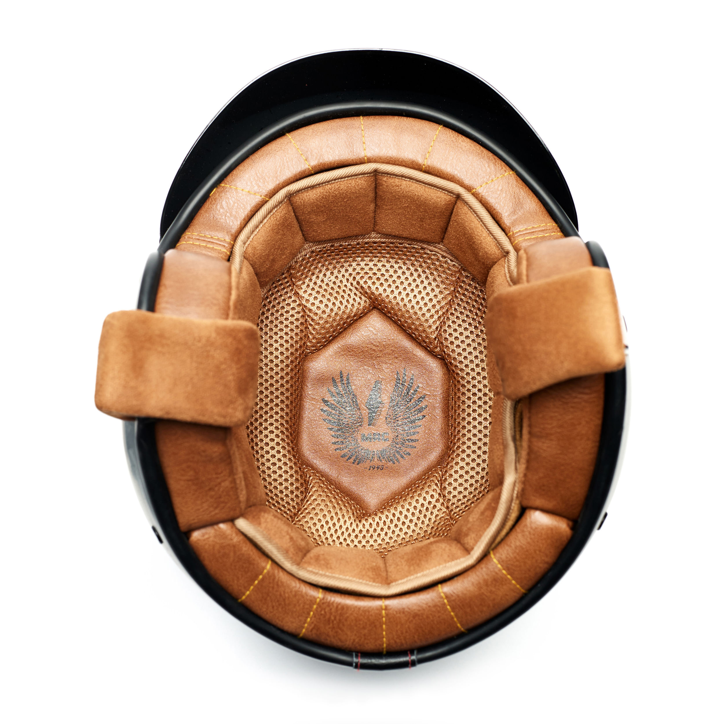 Casco MAC 181 Bowie Lucky Negro / Plateado / Mate