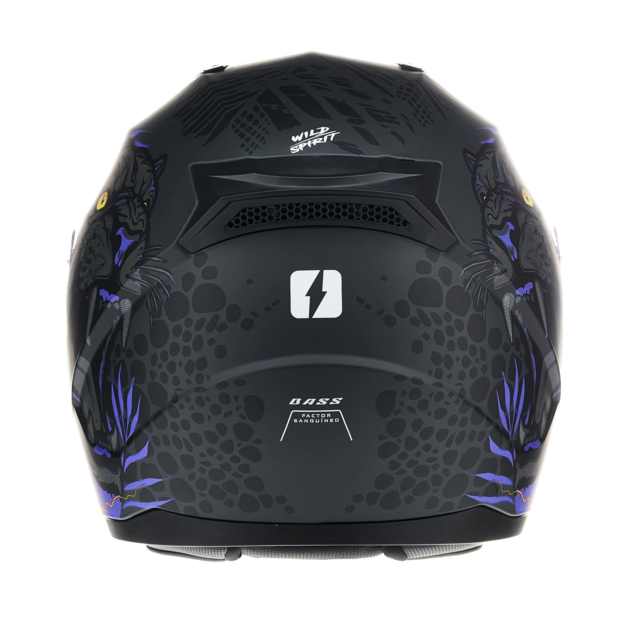 Casco MAC M67 Bass Edición Limitada Negro / Violeta / Mate