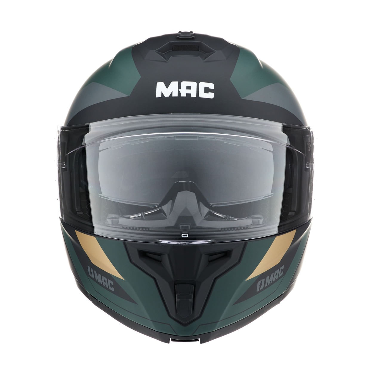 Casco MAC 166 Blaze Gewalt Verde / Dorado / Mate