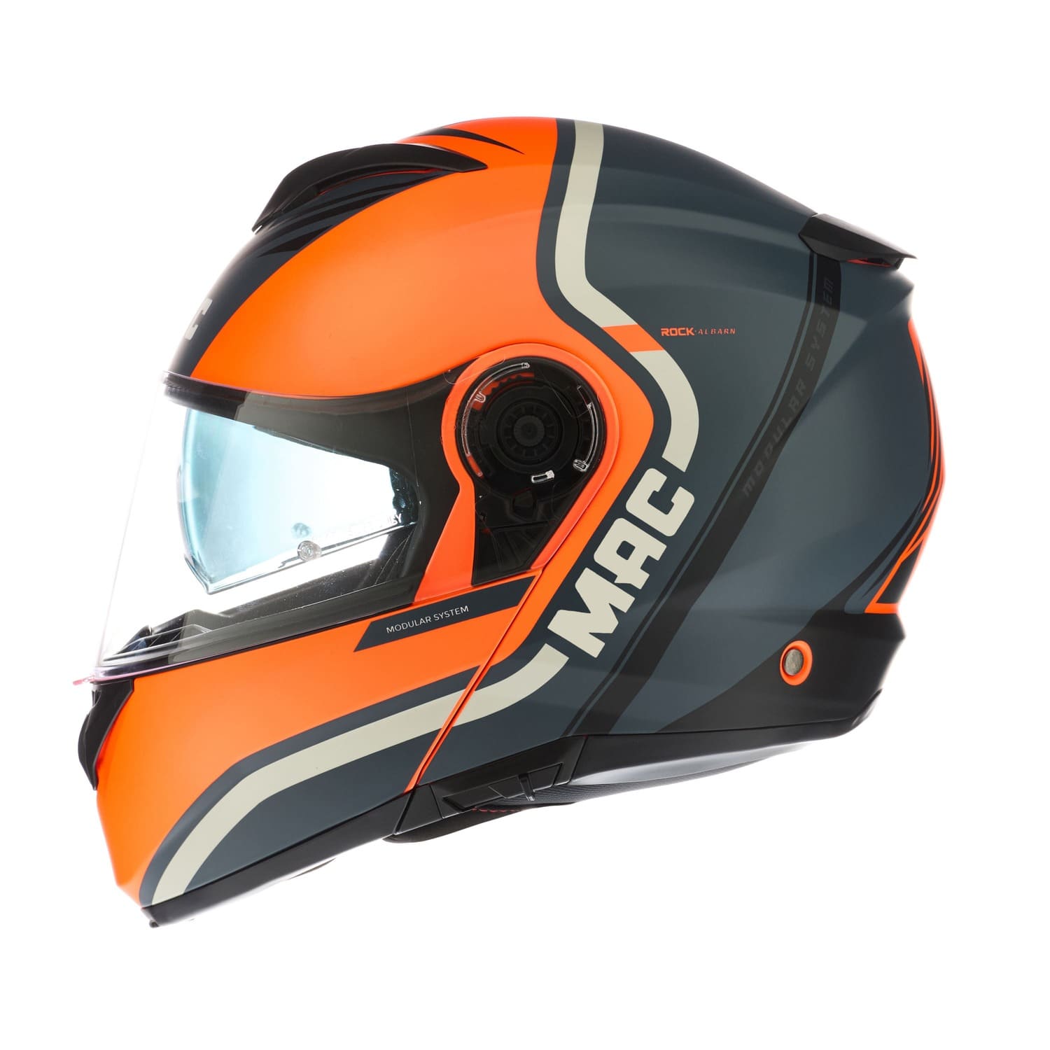 Casco MAC 908 Rock Albarn Azul / Naranja / Mate