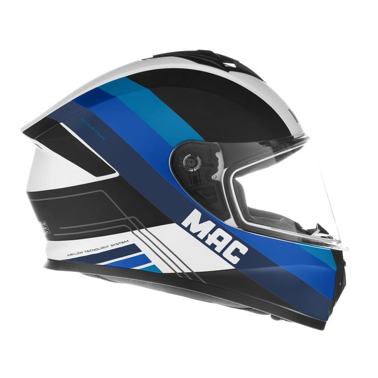 Casco MAC 801 Starter Winexzor Negro / Azul / Mate