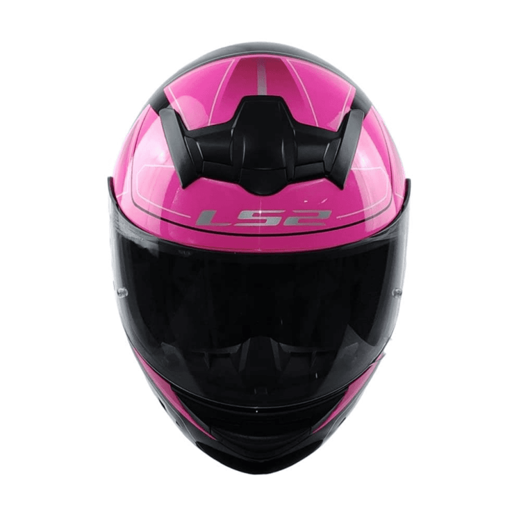 Casco LS2 352 Rookie Ultra Negro / Rosa / Brillo