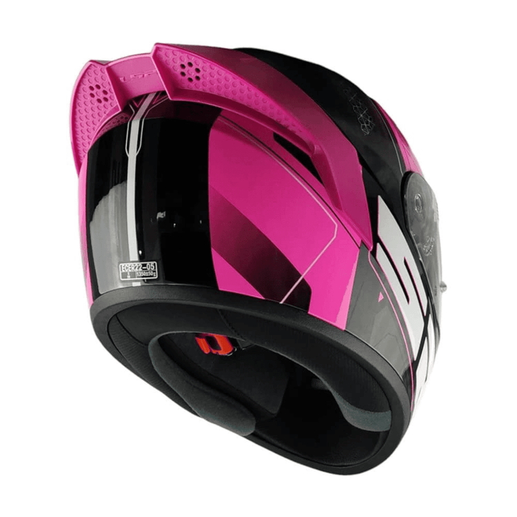 Casco LS2 352 Rookie Ultra Negro / Rosa / Brillo
