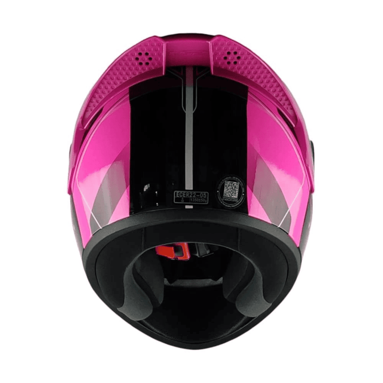 Casco LS2 352 Rookie Ultra Negro / Rosa / Brillo