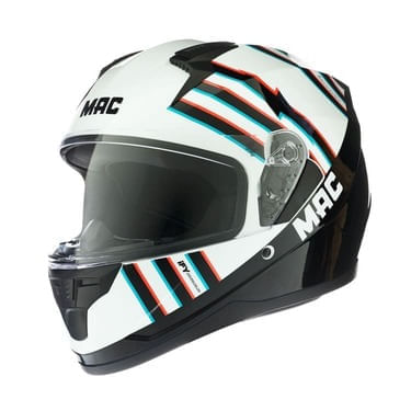 Casco MAC M67 Bass Wixper Blanco / Negro / Mate