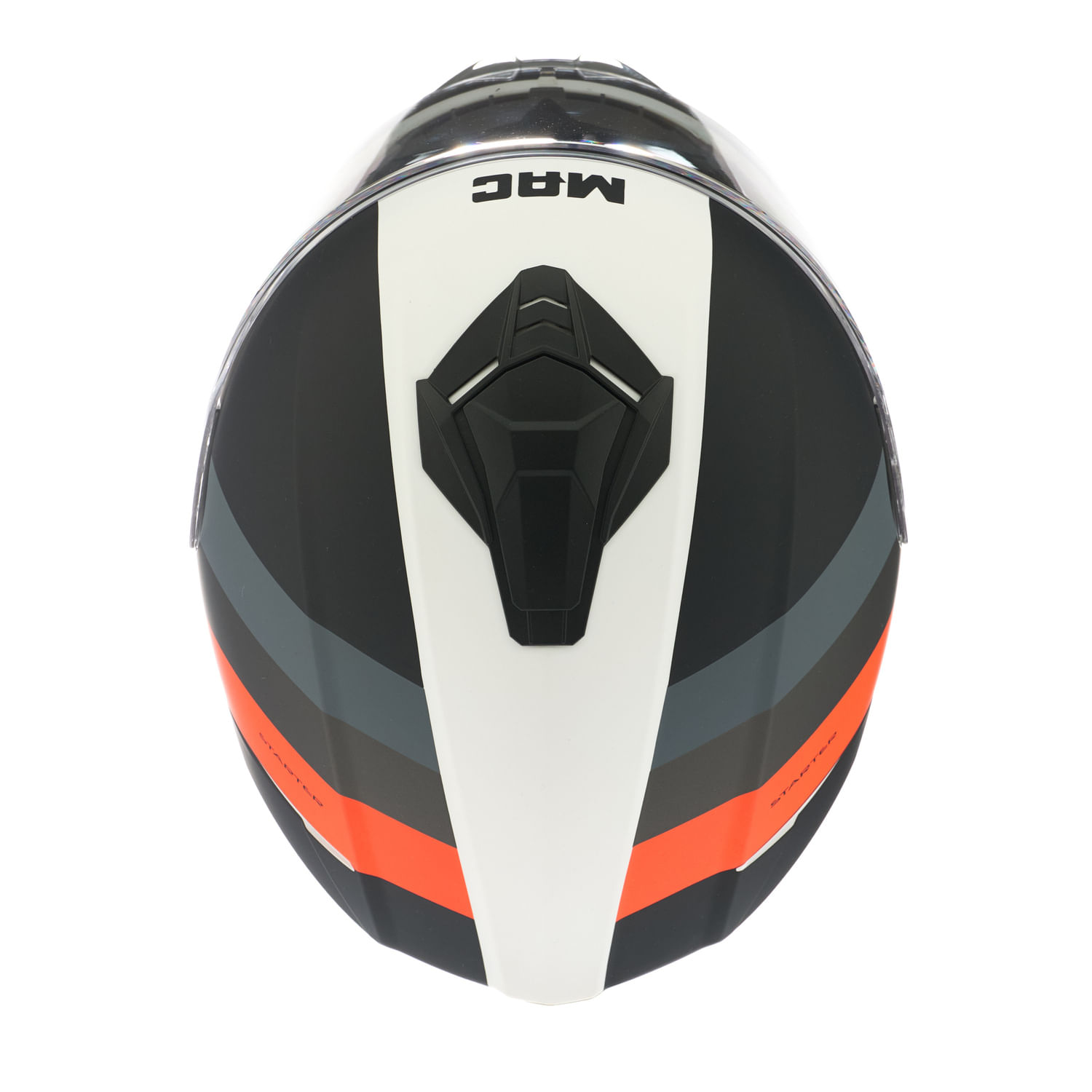 Casco MAC 801 Starter Winexzor Negro / Blanco / Mate