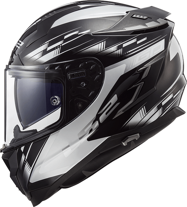 Casco LS2 327 Challenger GP Blanco / Negro / Mate