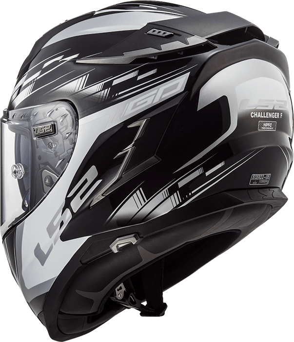 Casco LS2 327 Challenger GP Blanco / Negro / Mate