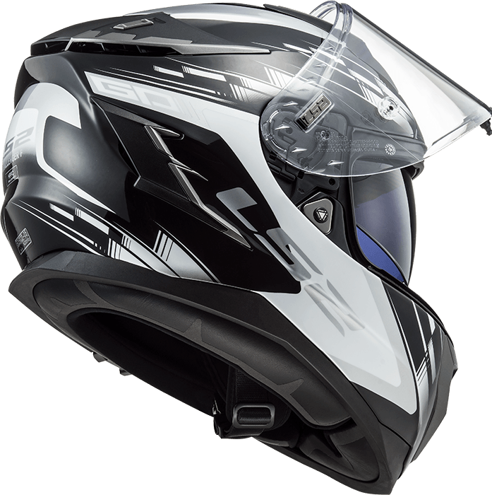 Casco LS2 327 Challenger GP Blanco / Negro / Mate