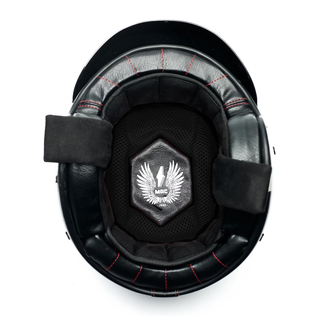 Casco MAC 181 Bowie X Blanco / Gris / Mate