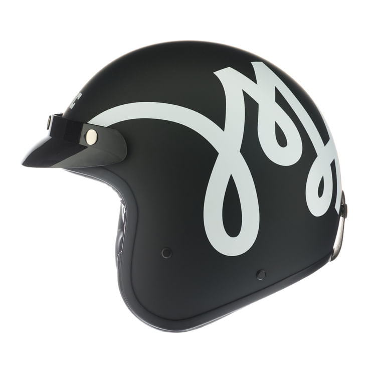 Casco MAC 181 Bowie Curly Negro / Mate