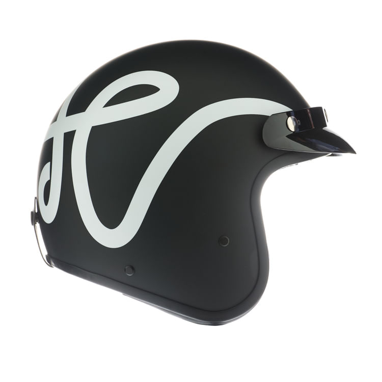 Casco MAC 181 Bowie Curly Negro / Mate